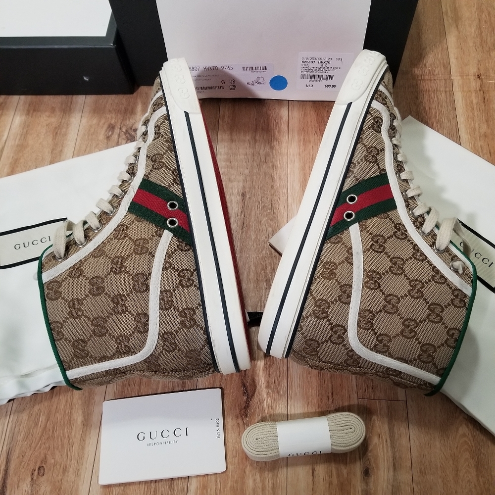 Gucci Tennis 1977 High Top Sneakers